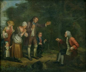 Die Familie Calas vor Voltaire in Ferney